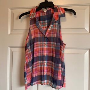 Sheer sleeveless top